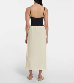 Toteme Maxirock Aus Einem Leinengemisch -Odabashsa Geschaft P00789643 b2