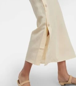 Toteme Maxirock Aus Einem Leinengemisch -Odabashsa Geschaft P00789643 d2