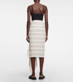 Toteme Pareo Aus Leinen Und Baumwolle -Odabashsa Geschaft P00789645 b2