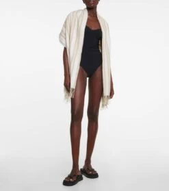 Toteme Pareo Aus Leinen Und Baumwolle -Odabashsa Geschaft P00789645 d2