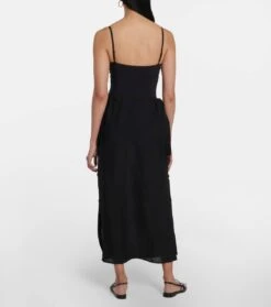 Toteme Maxirock Aus Satin -Odabashsa Geschaft P00789646 b2