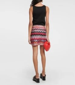 Missoni Minirock Aus Strick -Odabashsa Geschaft P00791055 b2