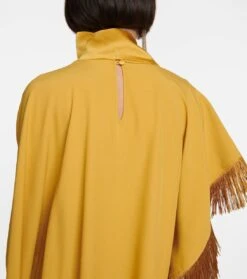 Kaftan Fringed California Aus Crêpe 11 Kaftan Fringed California Aus Crêpe -Odabashsa Geschaft P00792199 d3