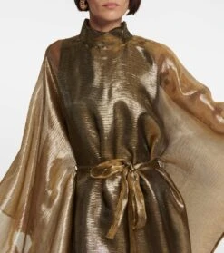 Robe Mirage Aus Lamé -Odabashsa Geschaft P00792206 d1