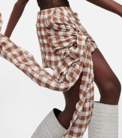 Acne Studios Minirock Aus Seersucker 9 Acne Studios Minirock Aus Seersucker -Odabashsa Geschaft P00795438 d2