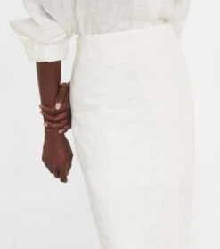 The Row High-Rise-Maxirock Berth Aus Leinen -Odabashsa Geschaft P00801387 d1