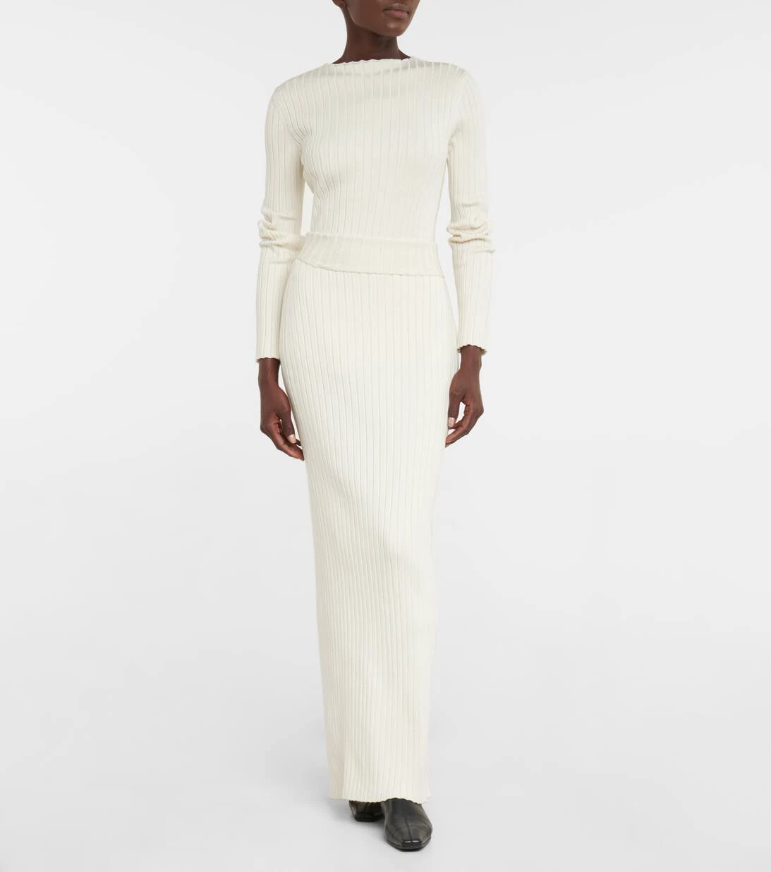 The Row Maxirock Moss Aus Seide 2 The Row Maxirock Moss Aus Seide – Bild 2